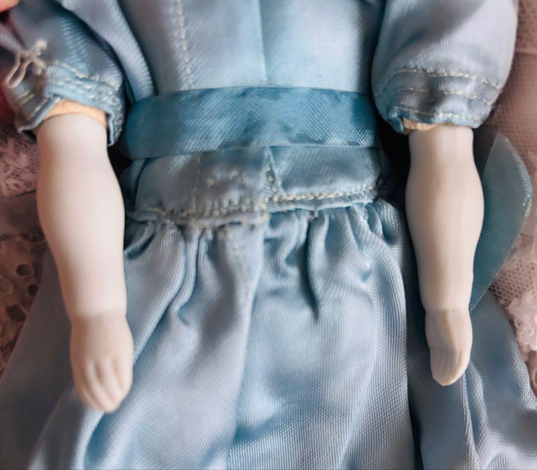 最終　1800's 刻印　チャイナヘッドドール　ブロンド　ドイツ　ビスクドール