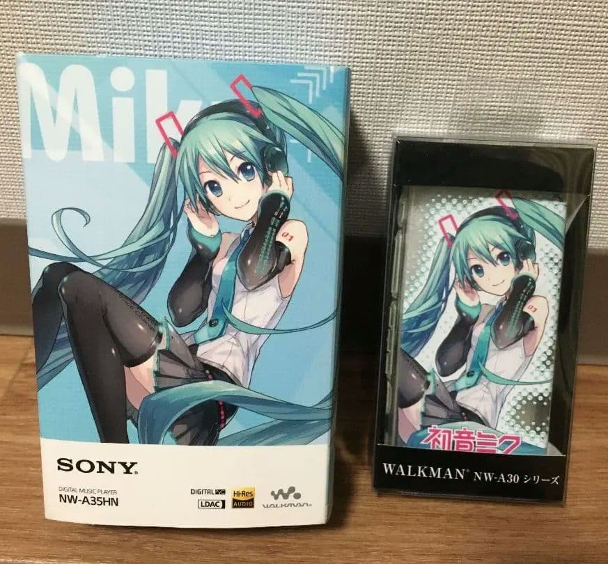 初音ミク10周年記念 初音ミクモデル WALKMAN SONY NW-A35HN