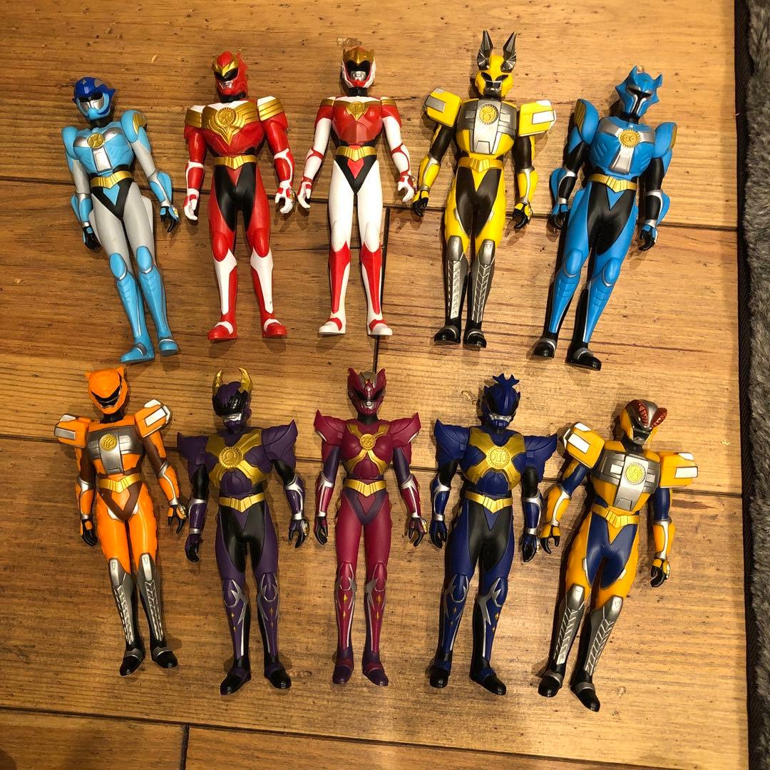 超星神グランセイザー ソフビ10体 - メルカリ