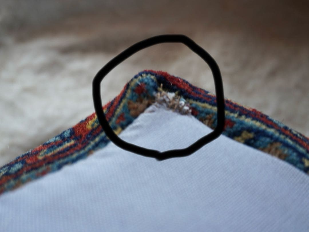 【チクワ】トルコ直輸入　オールドキリム　ヴィンテージラグ　プフ