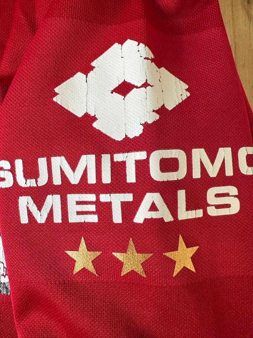 鹿島アントラーズ NIKE 2010ホーム長袖ユニフォームリーグ優勝ワッペン付