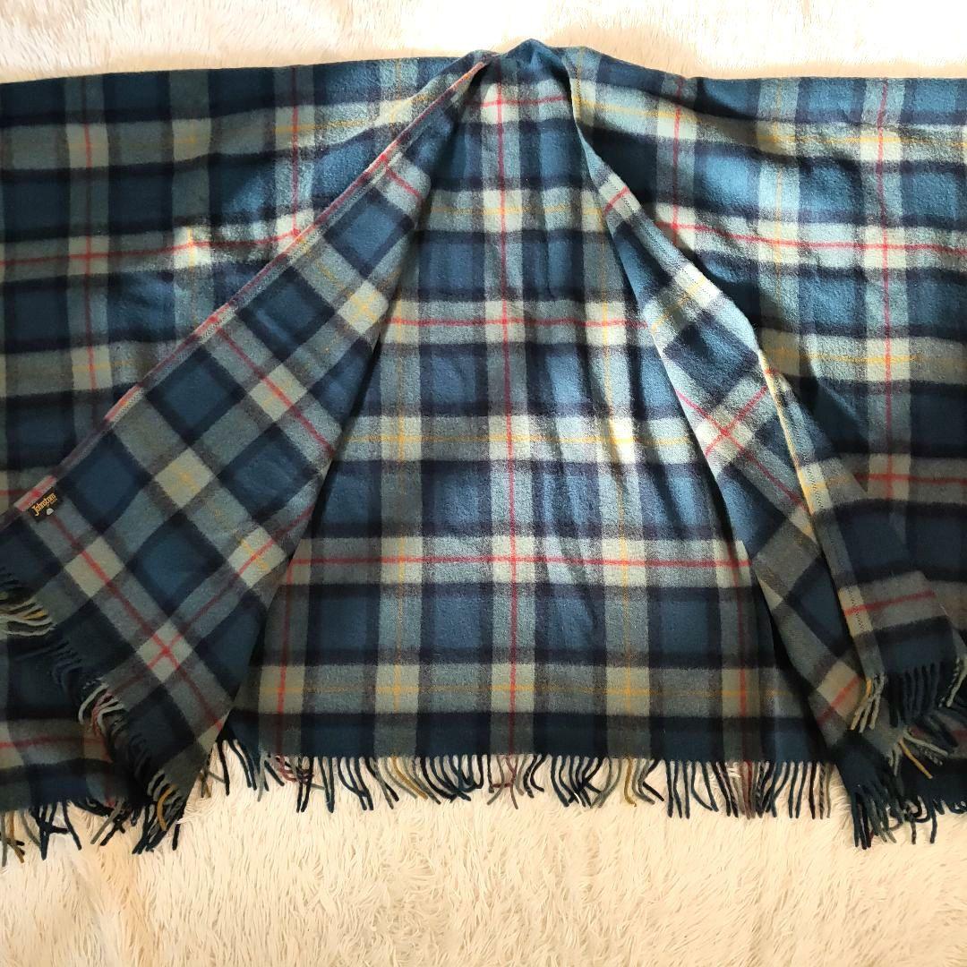 美品✨Johnstons of Elgin タータンチェック ビッグストール