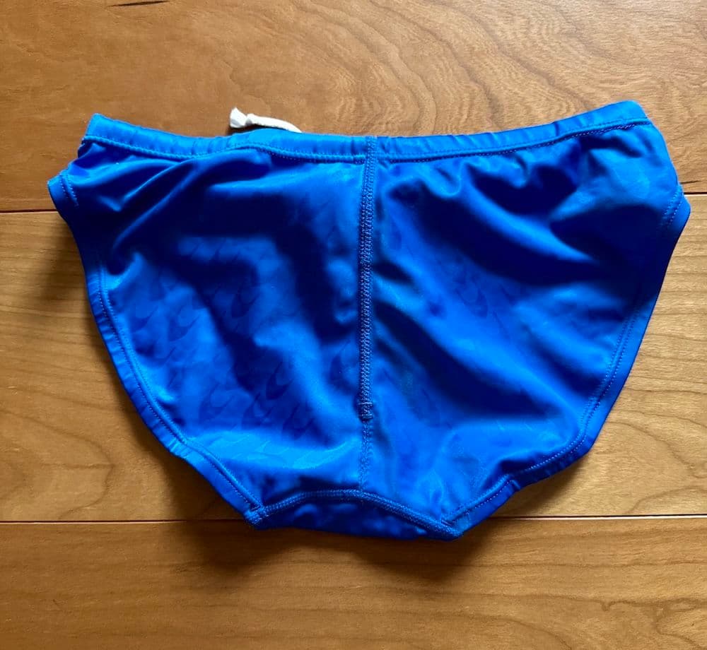 【美品】SPEEDO アクアブレードⅡ　ダイナカット　ブルー　ウロコ　競パン