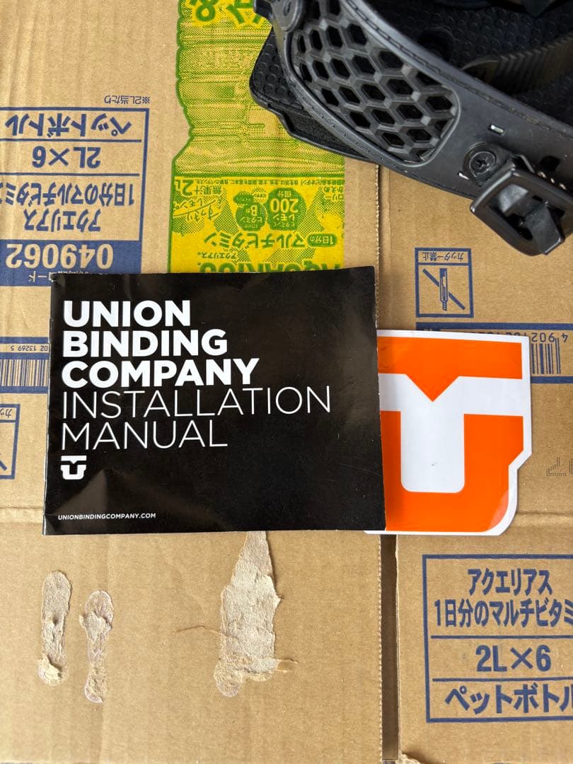 UNION force 20-21 BLACK Lサイズ　ビンディング