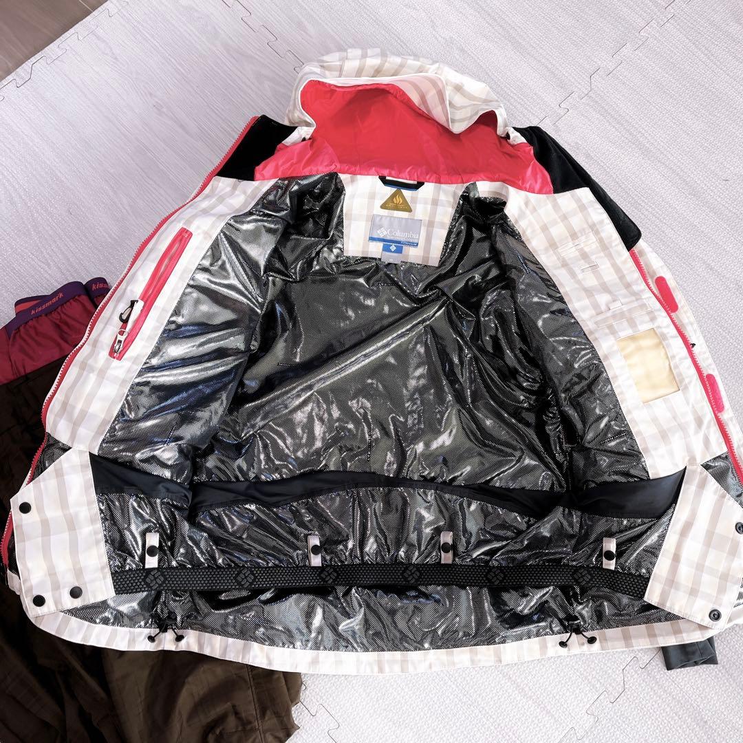 コロンビア　スキーウェア　スノーウェア　XS キスマーク　スキーパンツM