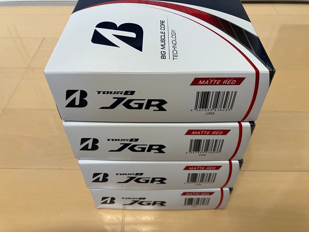 ブリヂストン TOUR B JGR 4ダース（マットレッド）