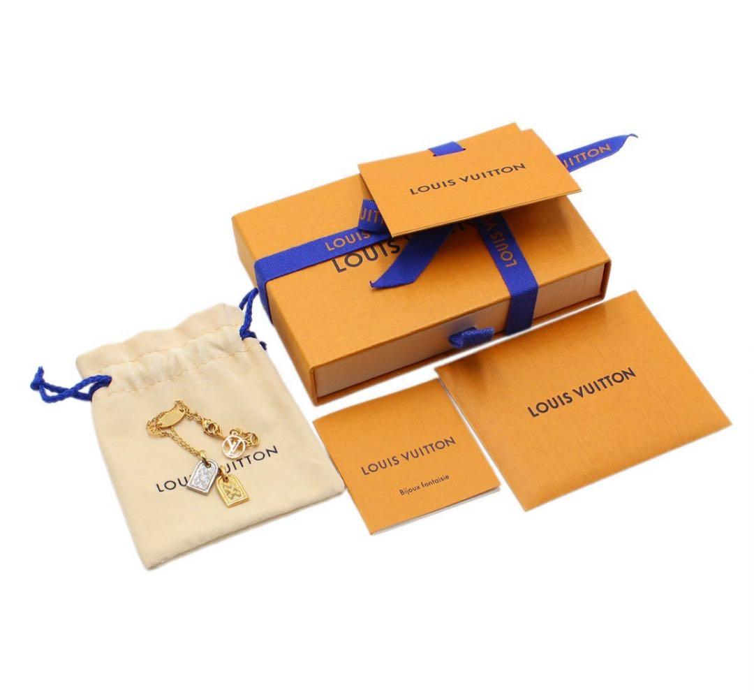 R2111 美品 ルイヴィトン ナノグラム チェーン ブレスレット