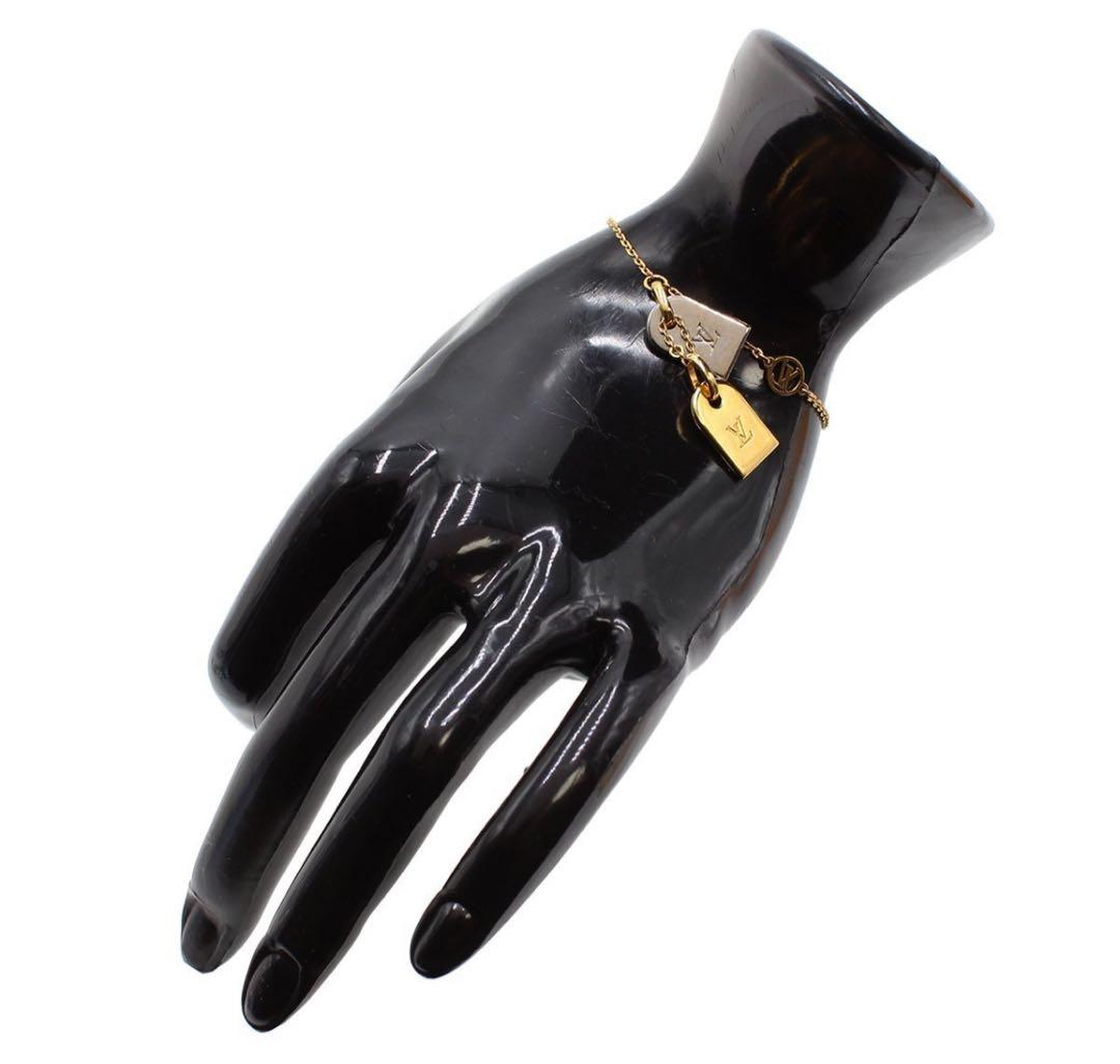 R2111 美品 ルイヴィトン ナノグラム チェーン ブレスレット