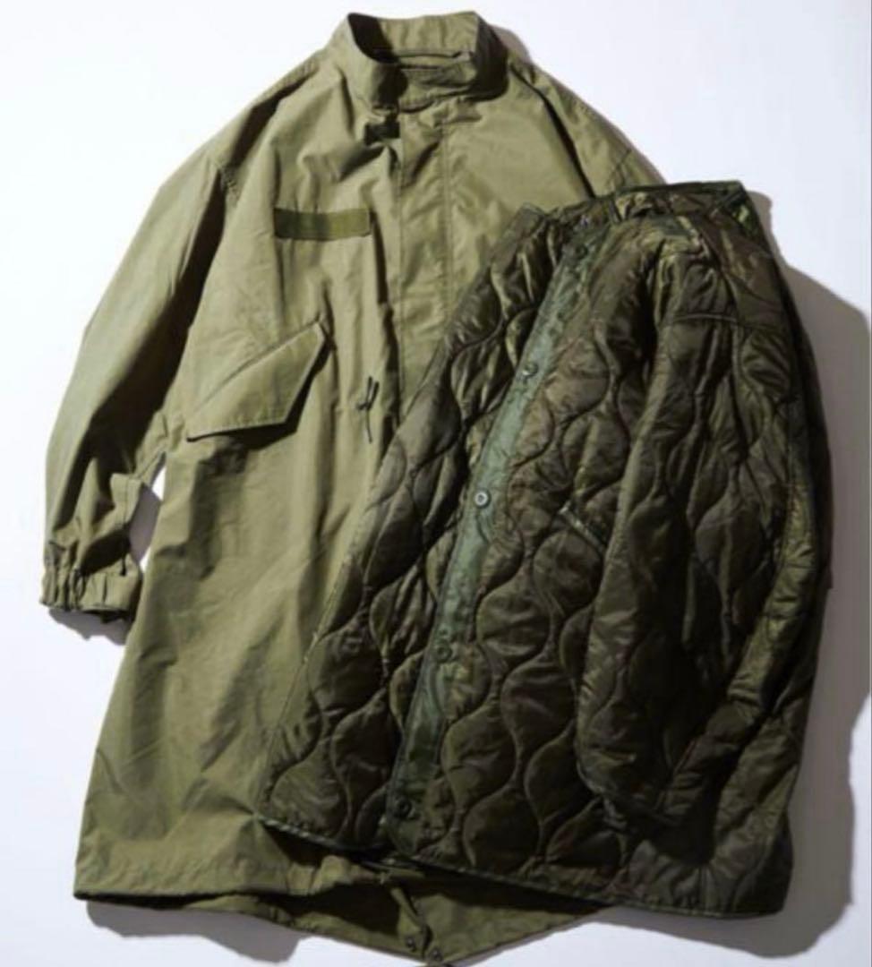 FREAK’S STORE オリーブ モッズコート キルティングライナー付き美品