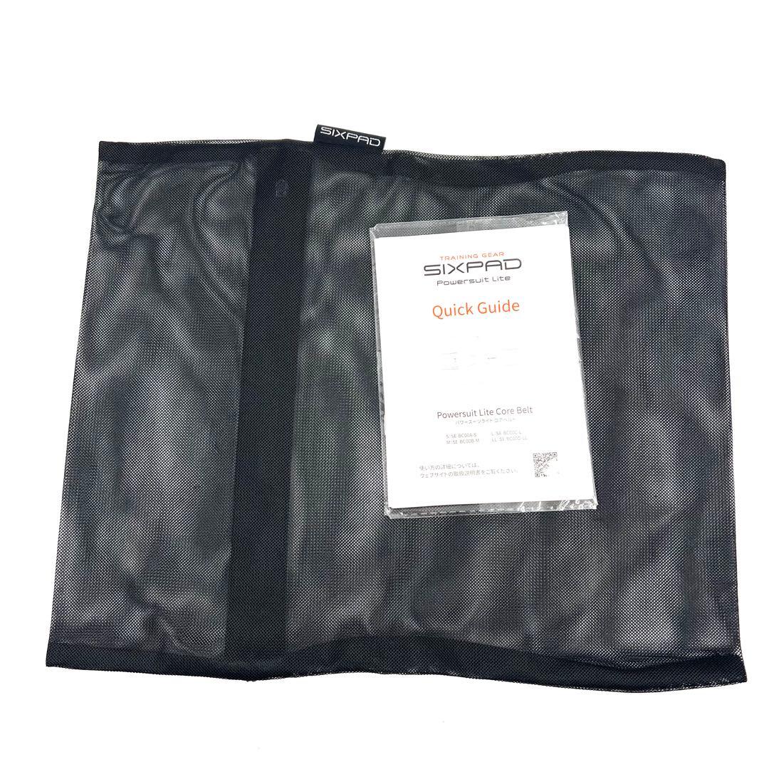 【美品】シックスパッド パワースーツライト コアベルト Mサイズ
