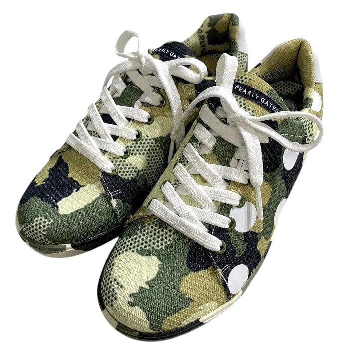 パーリーゲイツ ゴルフ 迷彩 ソフトスパイク ゴルフシューズ 定3.5万24.5