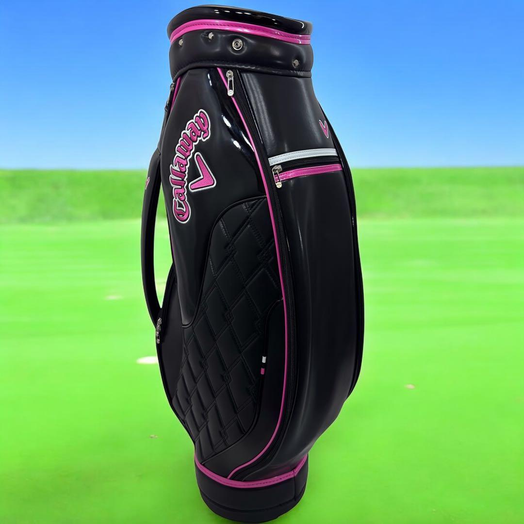 未使用品！callaway キャロウェイ キャディバック ゴルフバッグ黒 ピンク
