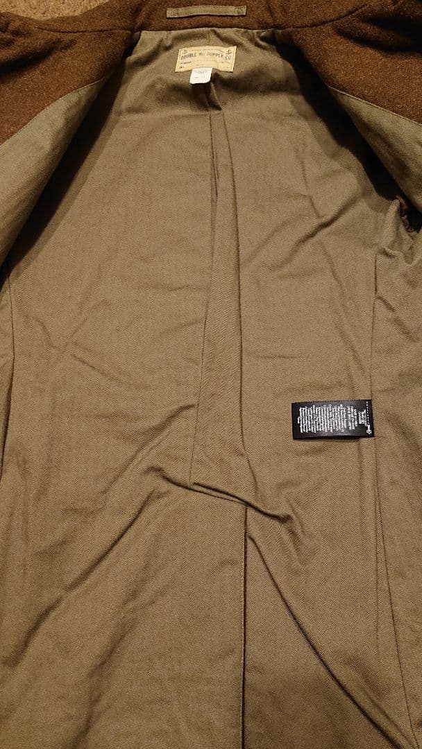 新品S RRL Pコート カーキ