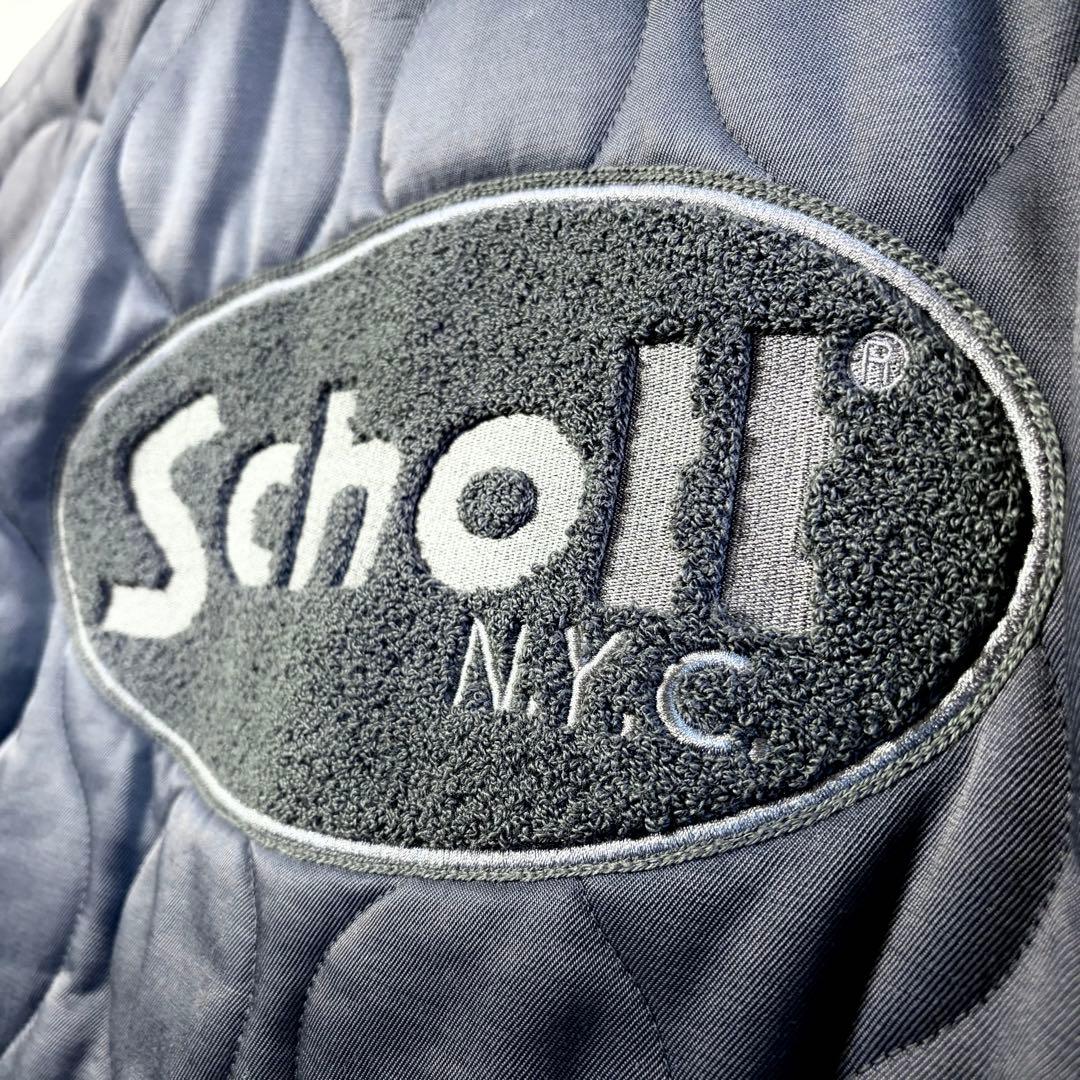 【schott】Onionquilted logo MA-1 jacket