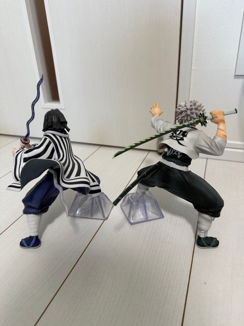 鬼滅の刃 一番くじ 不死川実弥 伊黒小芭内 フィギュア 2体セット