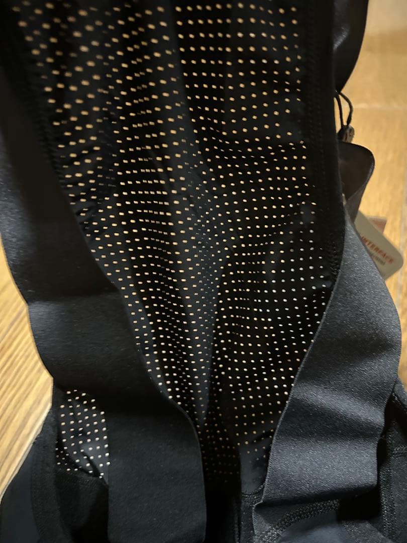 新品　UKE サイクルビブタイツ　レディース　M スエード　極寒対応