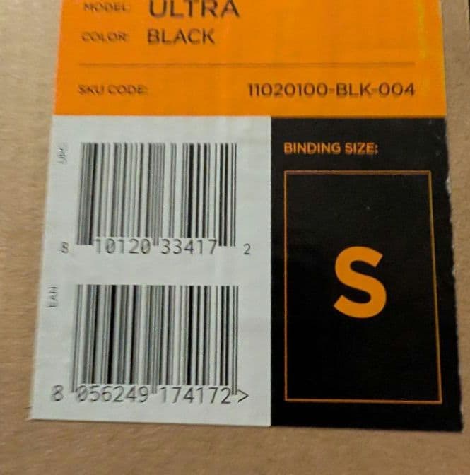 Union ultra 22-23 バインディング Sサイズ