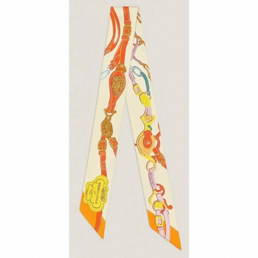 HERMES エルメス ツイリー オレンジ