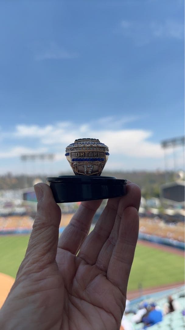 大谷翔平 チャンピオンリング ワールドシリーズ ドジャース ドジャー