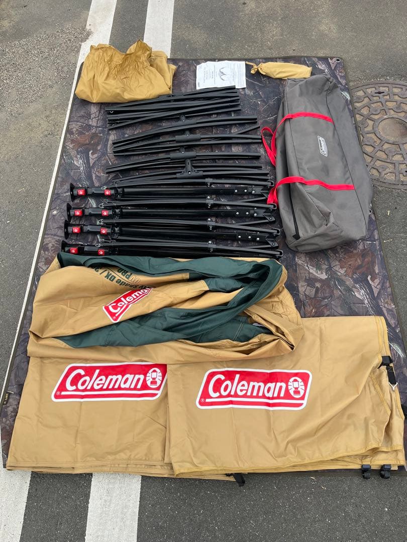 コールマン　パーティーシェード DX300 サイドウォール2枚付き