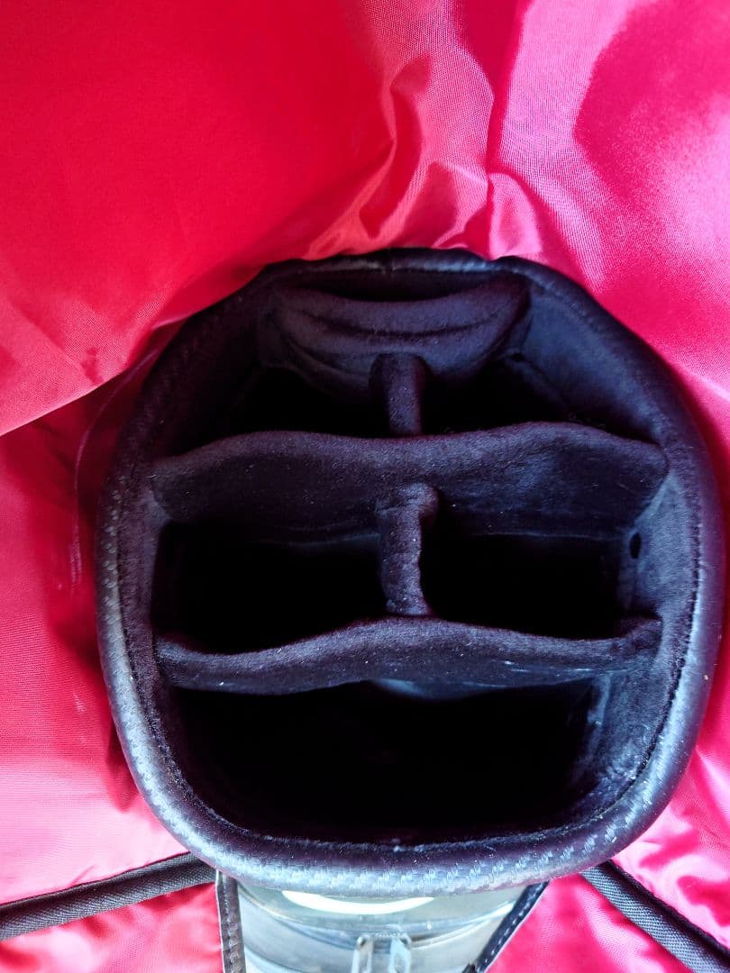 【むぎ】Nike golf キャディバッグ エナメル　ツアーモデル