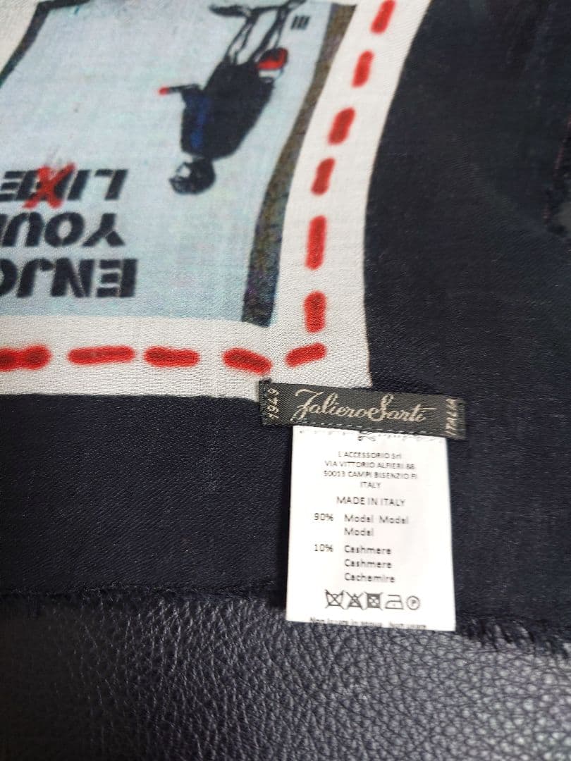 ファリエロ サルティ　Faliero Sarti　ストール　バンクシー