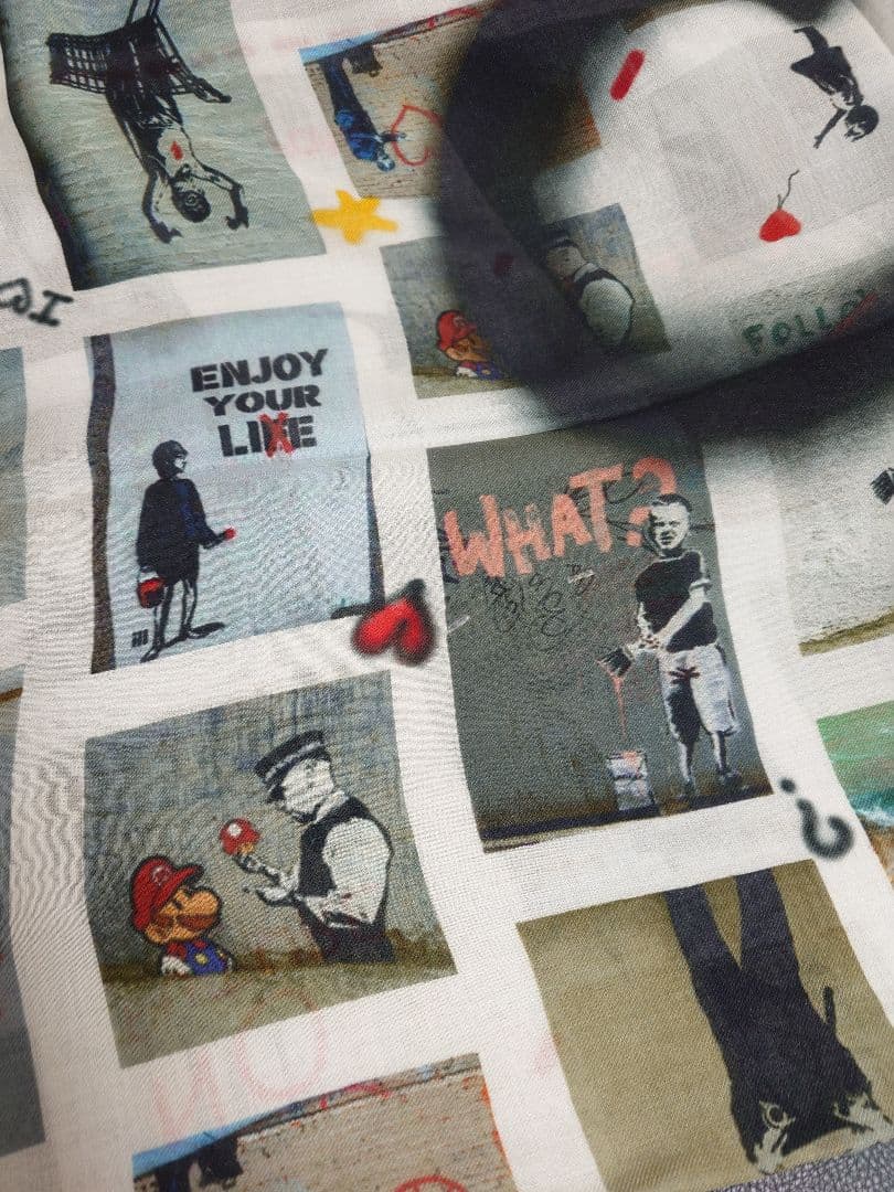 ファリエロ サルティ　Faliero Sarti　ストール　バンクシー