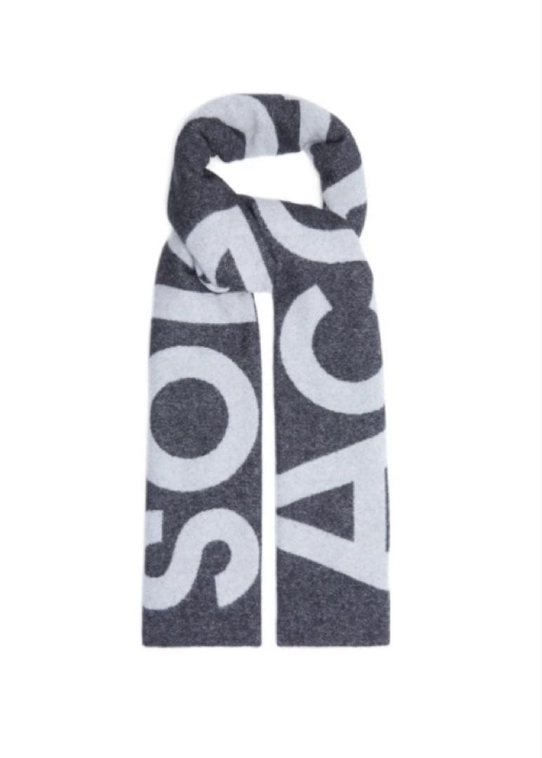 新品 アクネ ストゥディオズ Acne Studios ロゴ マフラー・ストール