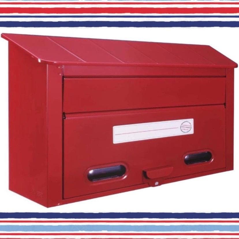 ❤昭和レトロ＆昔懐かしいノスタルジックな雰囲気のスチール製♪❤赤ポスト