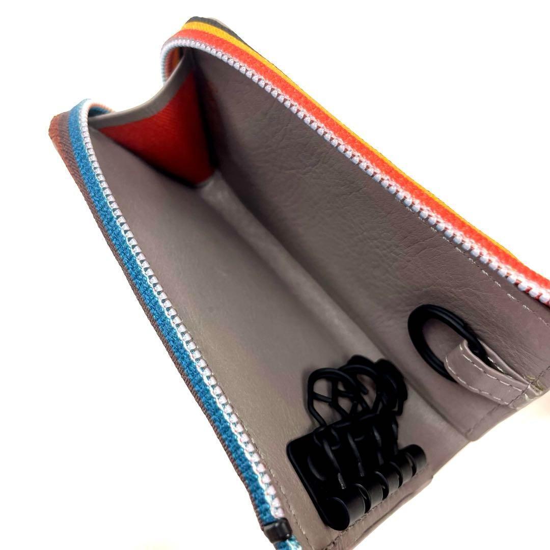 箱新品　レザー　ポールスミス キーケース パスケース　ベージュ 14B041