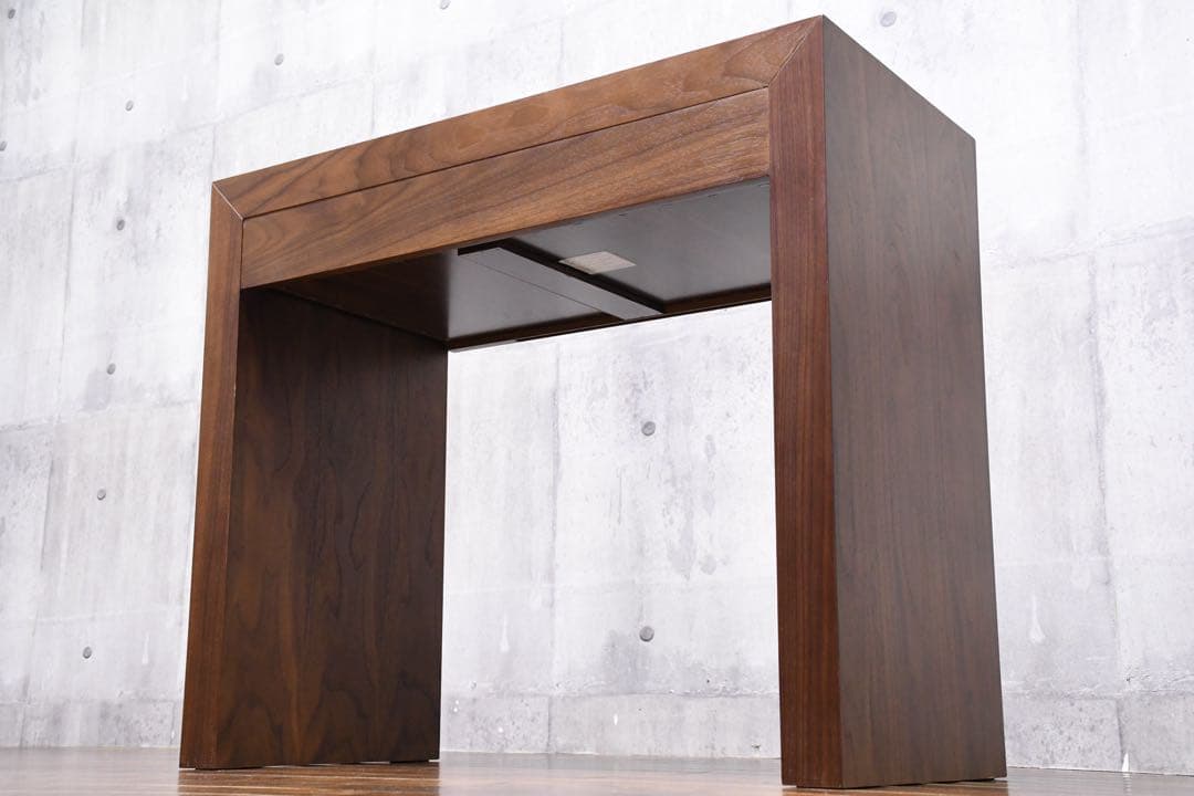 EFK81 IDC大塚家具 ウォールナット コンソールデスク ネストテーブル