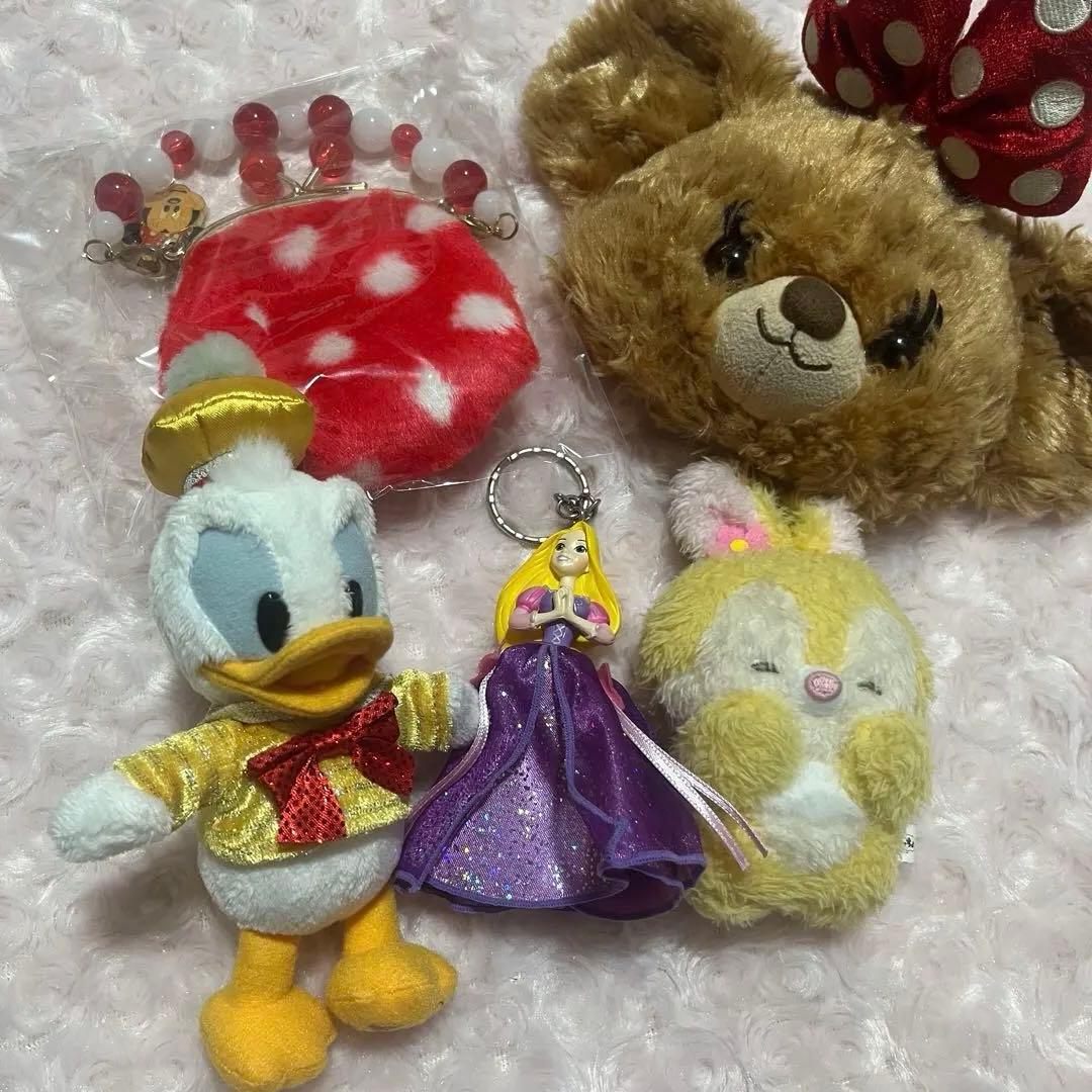 ディズニー キーホルダー チャーム ぬいぐるみ ポーチ 定期入れ jk