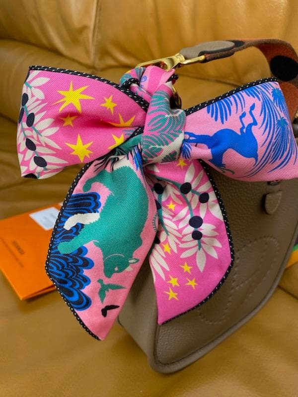 HERMES エルメス 《オルフェウスの魅力に誘われて》パイピング ツイリー