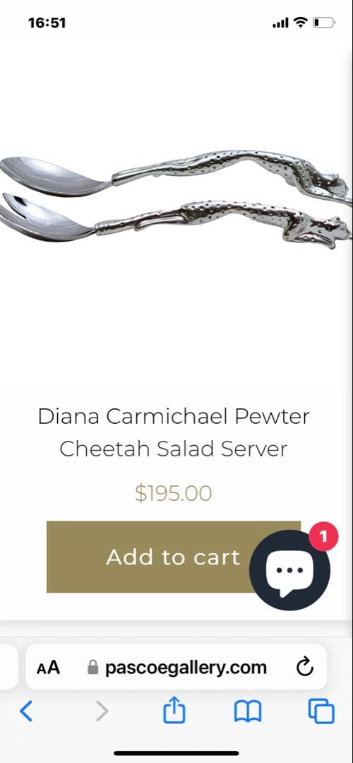 Diana Carmichael カトラリーレスト 南アフリカ製