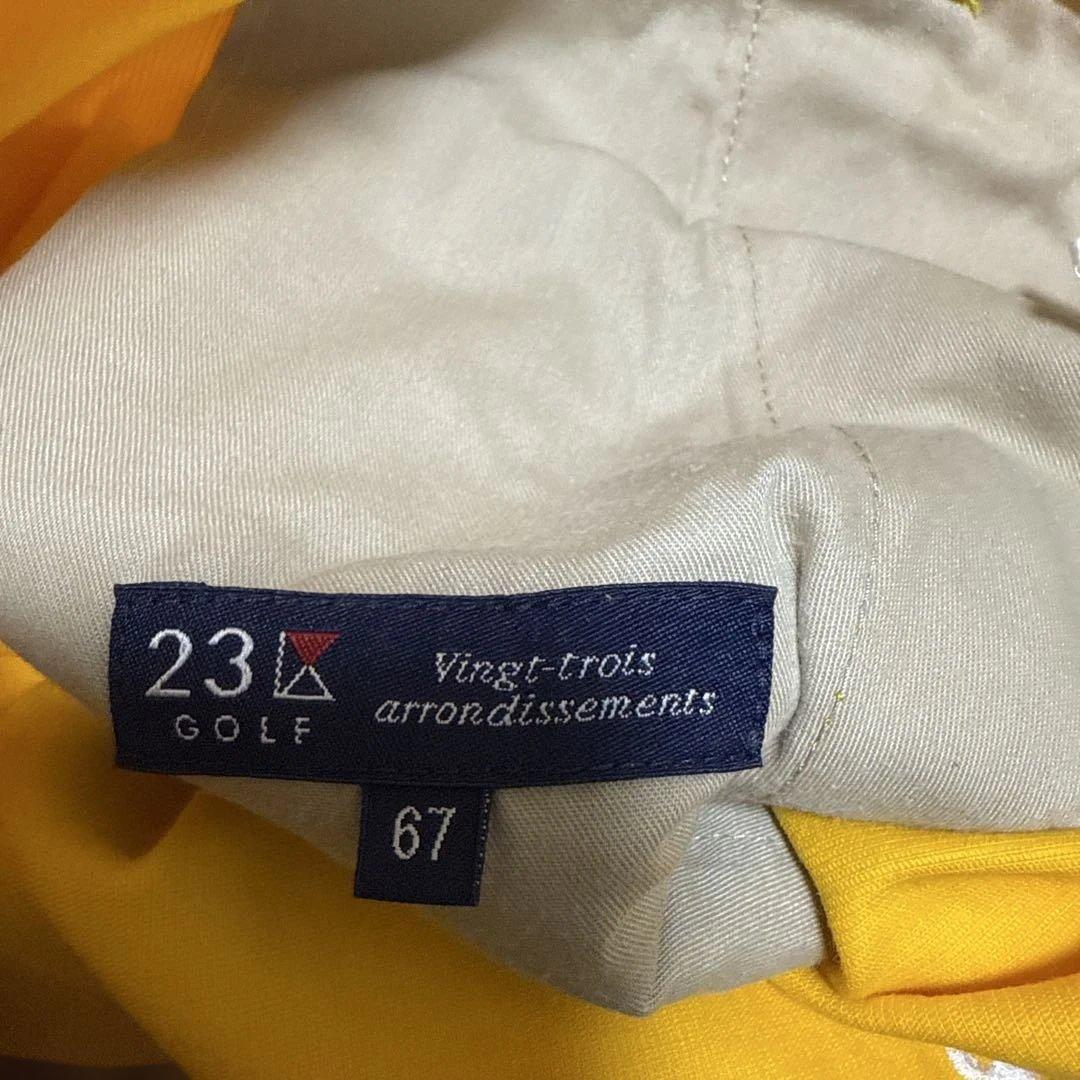 23GOLF イエローストレートパンツ