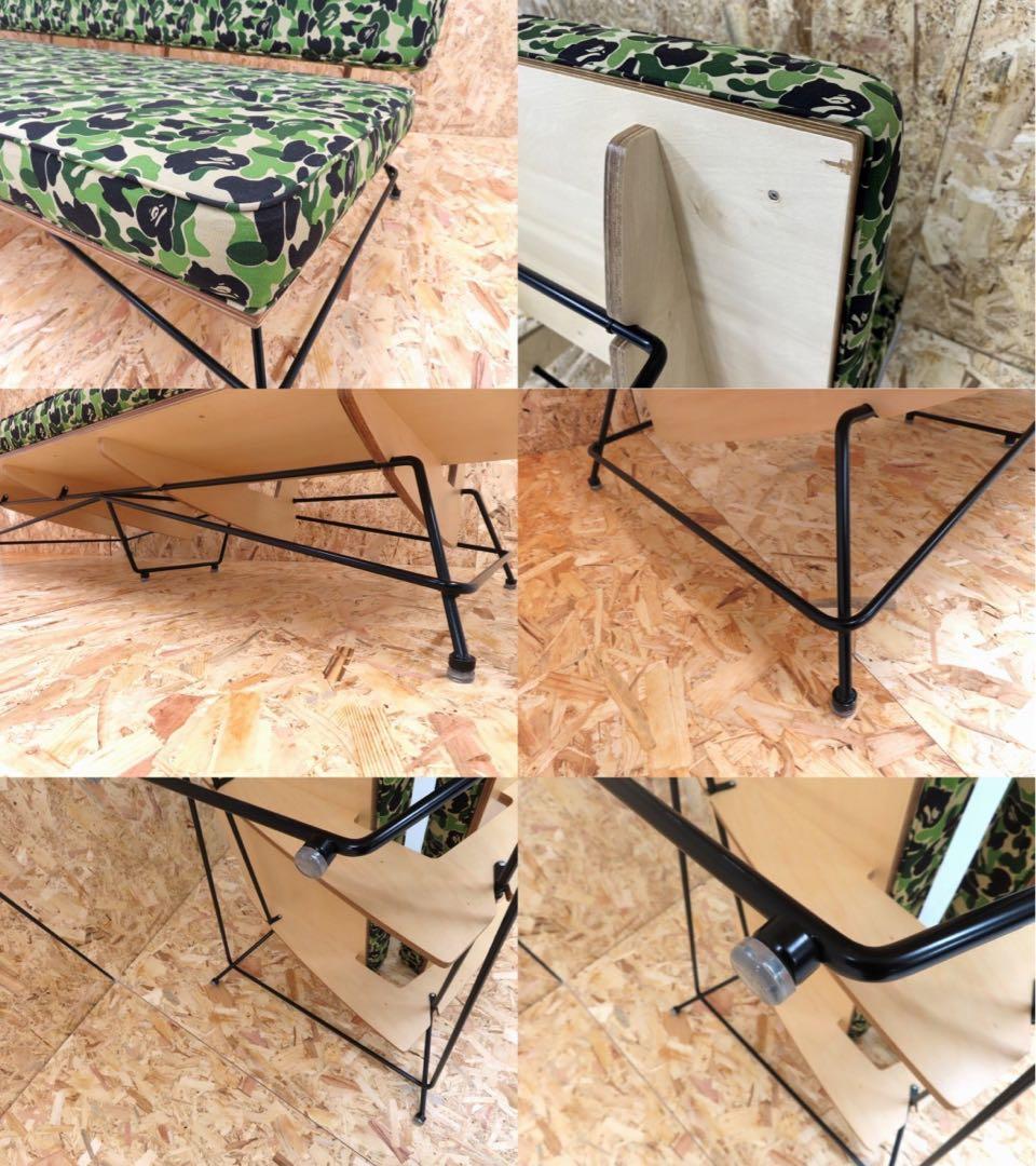 エイプ　マイスター　ベイプ　カモ　カモフラ　迷彩　3人掛けソファ　入手困難