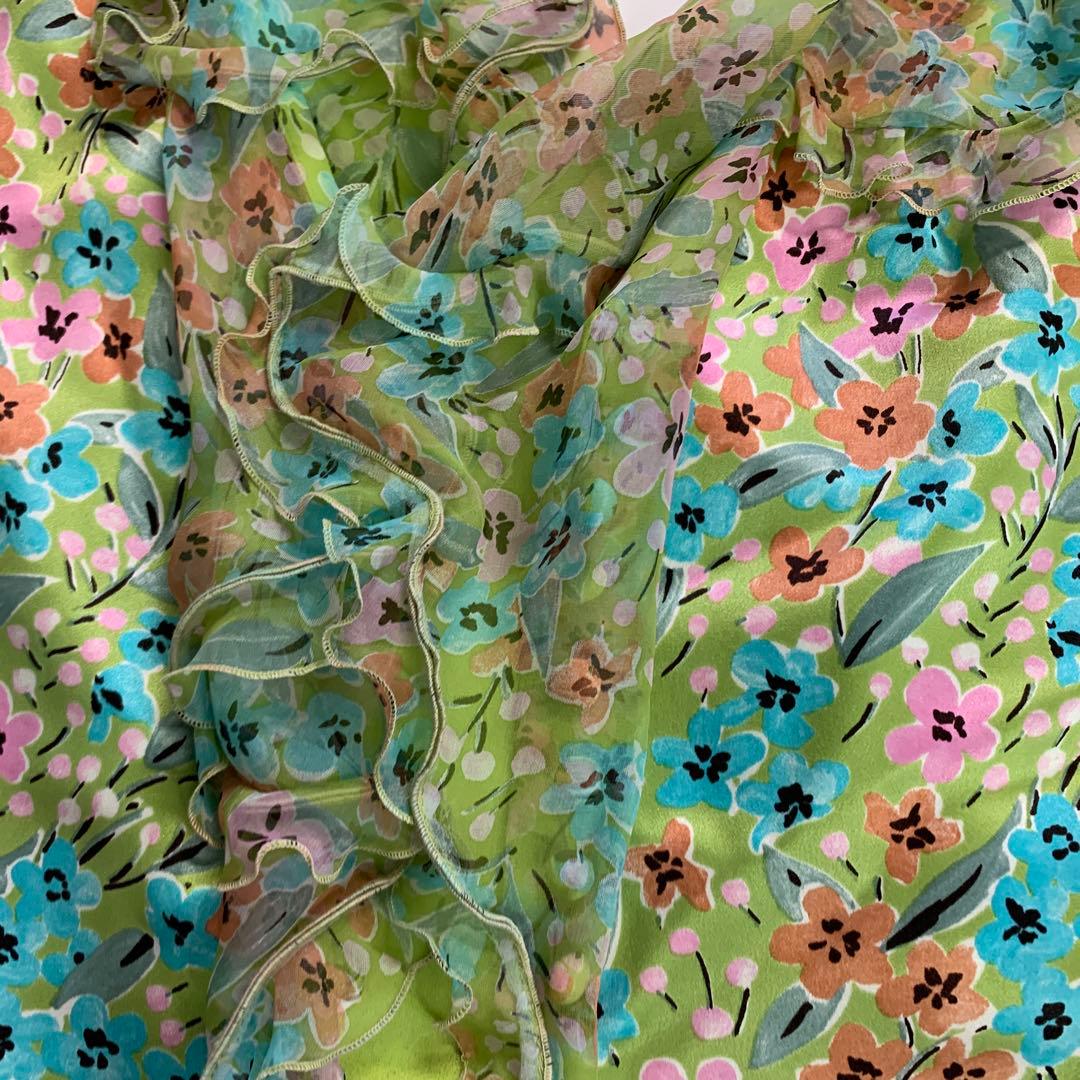 W3)VALENTINO セット ベスト ミニスカート シルク 花柄 3点 - メルカリ