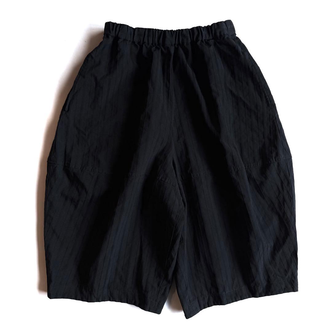 美品》コムデギャルソン コムコム ポリ縮 ワイド バルーンパンツ