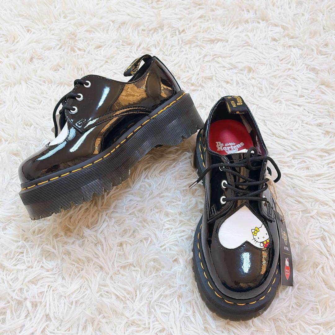 極美品】ドクターマーチン サンリキティちゃん 厚底ローファー 1461