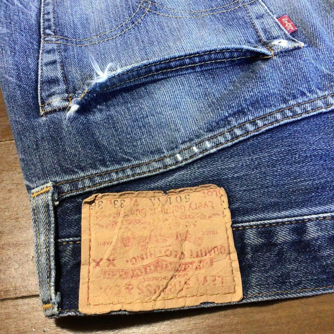 ◇98年USA製リーバイス501XX ビッグE 赤耳 W33 股下82cm 復刻 - メルカリ