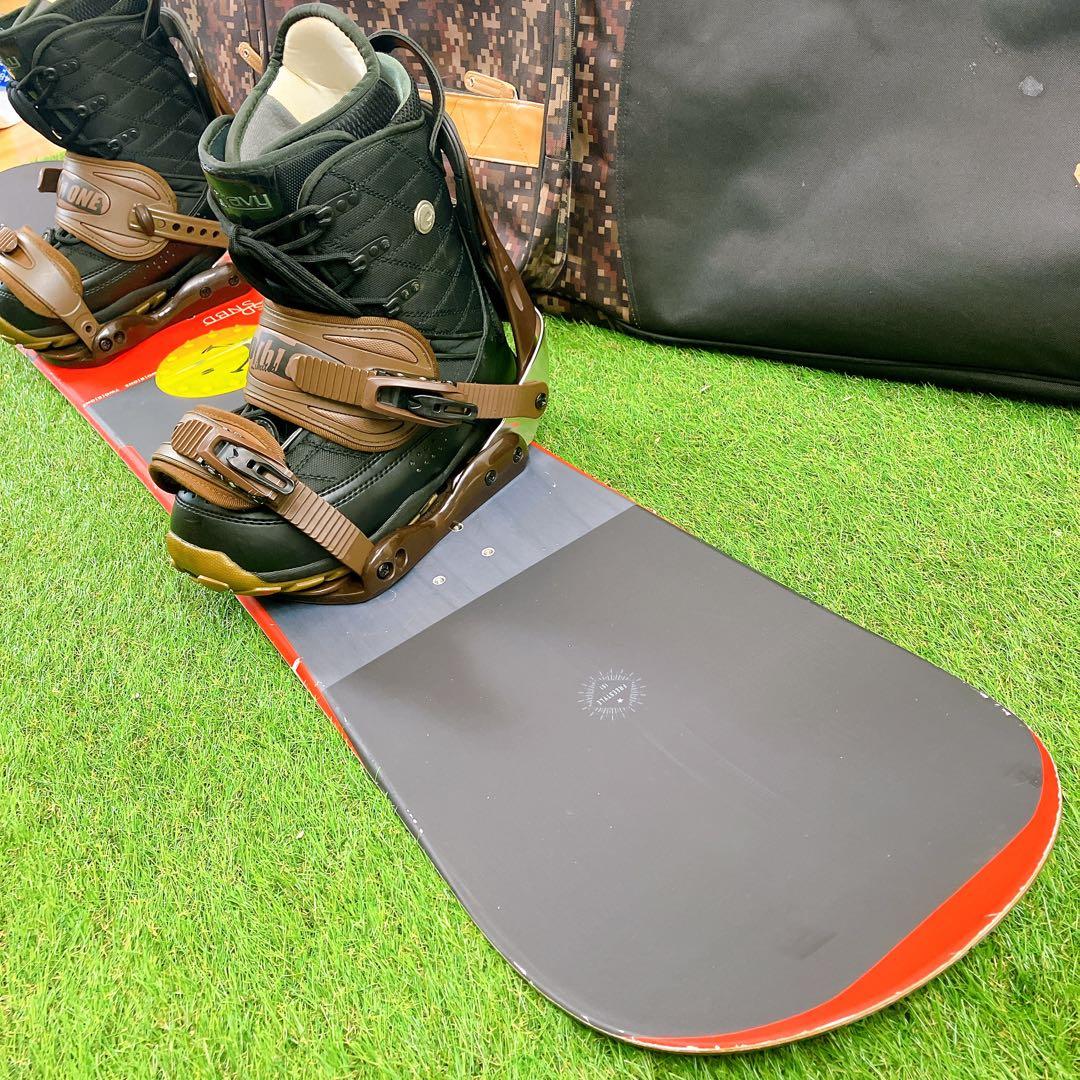 TWO B ONE メンズ　スノーボード4点セット　入門　ビギナー　151㎝