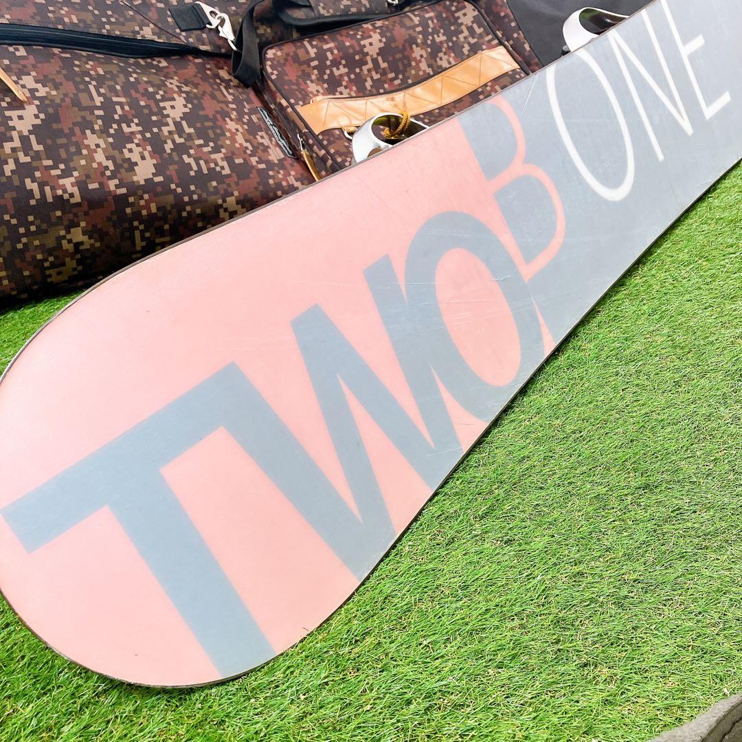 TWO B ONE メンズ　スノーボード4点セット　入門　ビギナー　151㎝