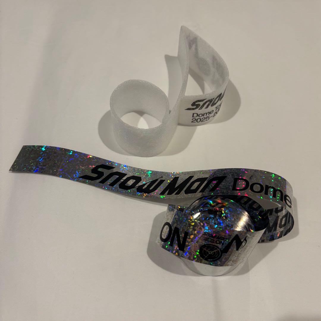 Snow Man ON 温故知新 ドームツアー 銀テープ 音符 落下物 - メルカリ