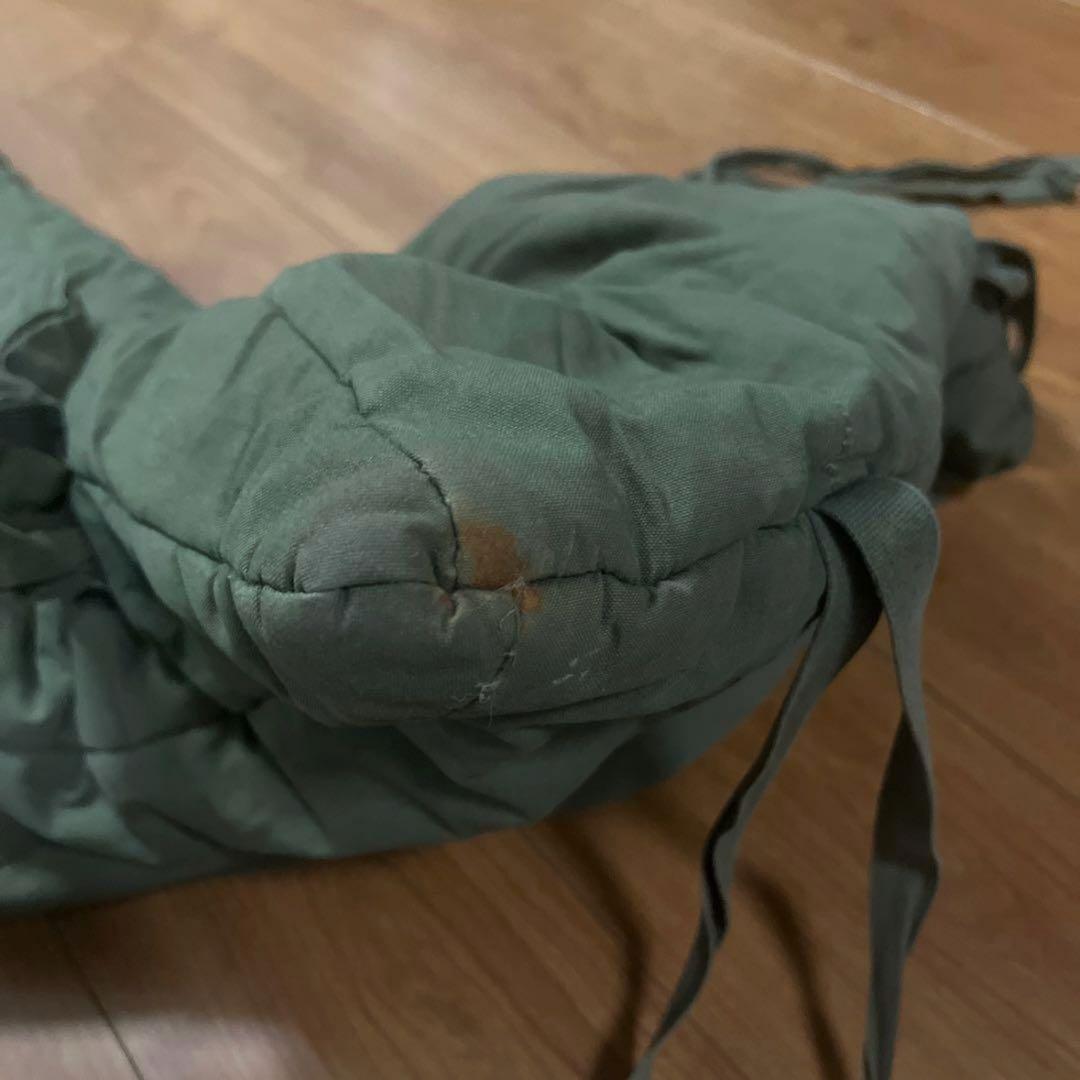 米軍　実物　SLEEPING BAG スリーピングバッグ　ODグリーン　①