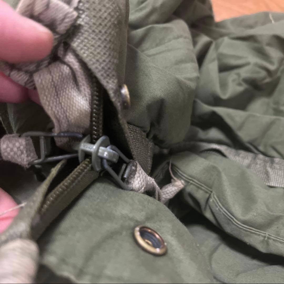 米軍　実物　SLEEPING BAG スリーピングバッグ　ODグリーン　①