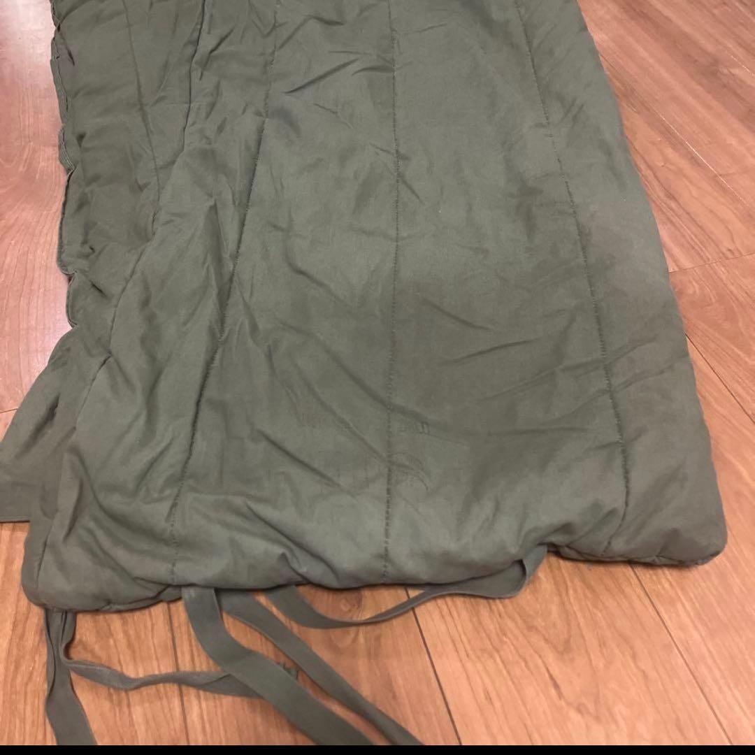 米軍　実物　SLEEPING BAG スリーピングバッグ　ODグリーン　①