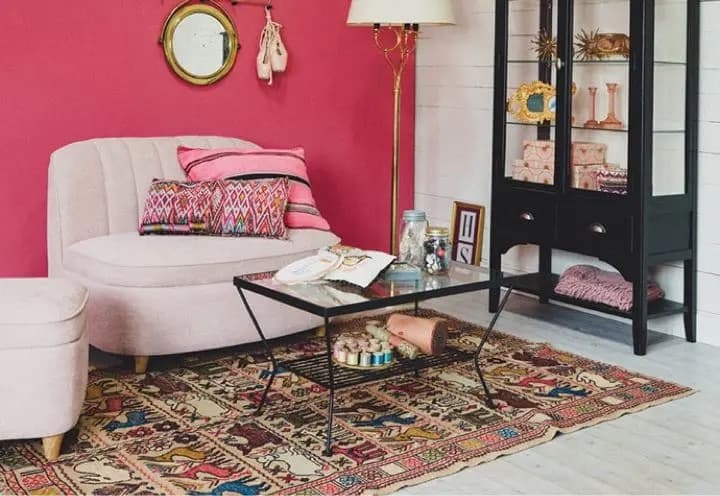 unico “EDDY” ガラス×アイアン ローテーブル 黒 透明 鉄