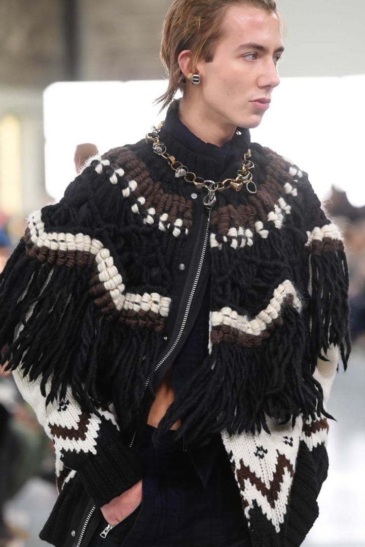 魔裟斗着用！【希少】sacai サカイ ノルディック ニットジャケット