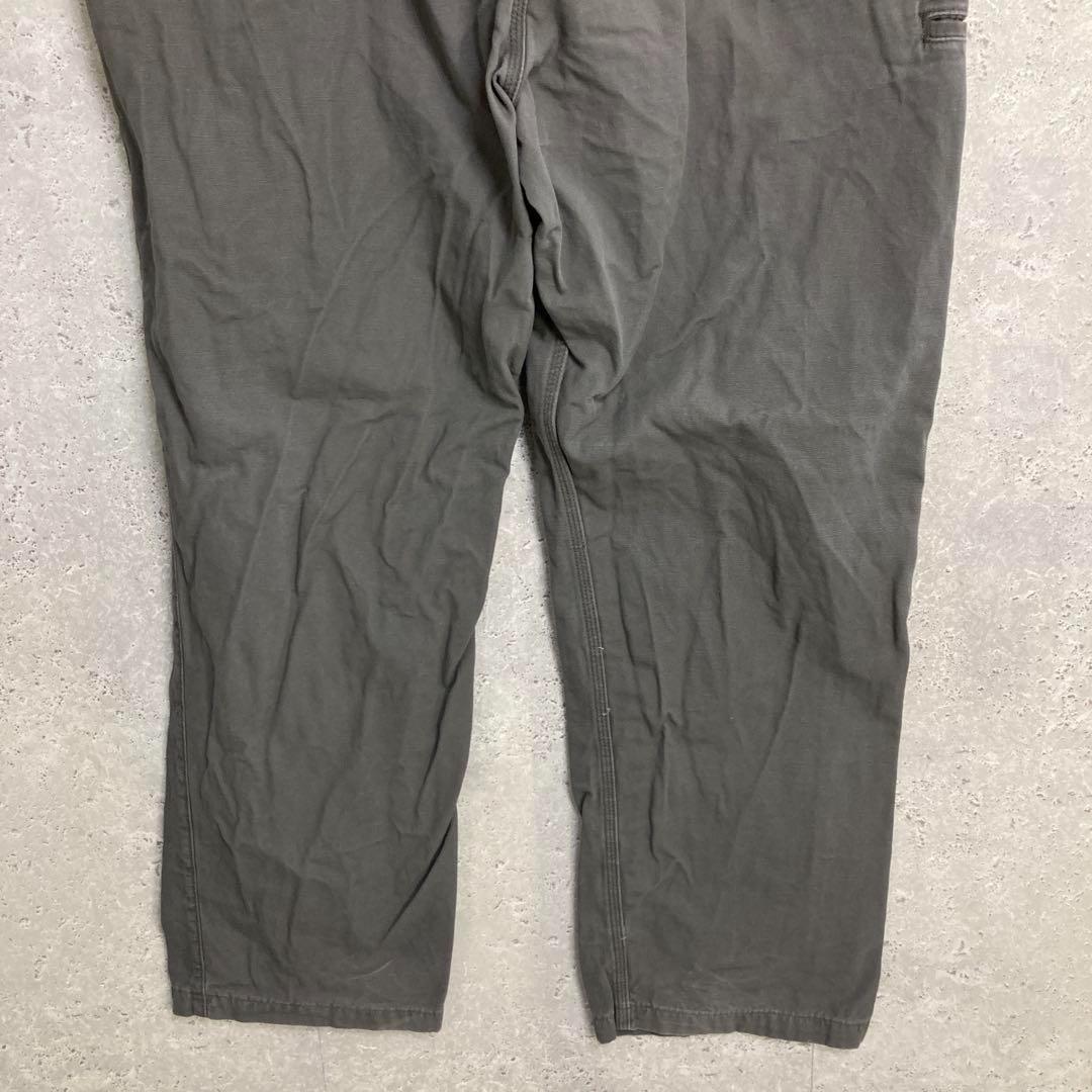 ３枚カーハート　グレー　ワークパンツ　ビックサイズ　古着　W44 L34