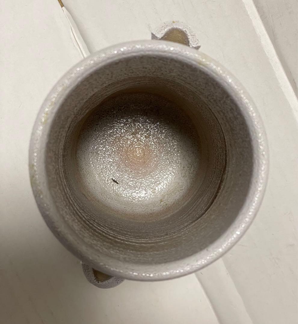 加藤釥 加藤釥 白地金彩蝶文花入